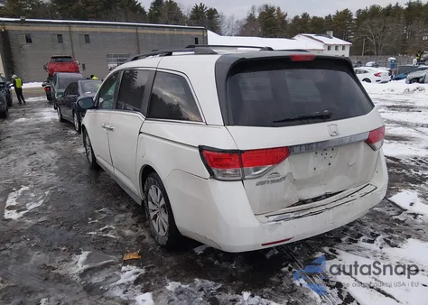 2015 Honda Odyssey Ex-L z USA, uszkodzony, nr VIN 5FNRL5H63FB086533